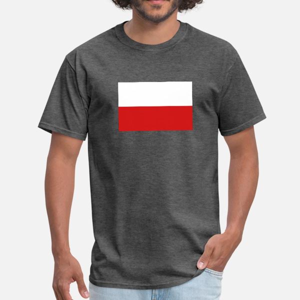 

poland t shirt men customize cotton crew neck novelty crazy new fashion spring autumn formal shirt