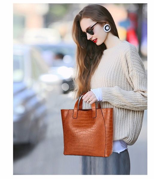 

bag big three-piece bags size new crocodile pattern womens 2020 shoulder cross-body different bag fashion trend otwli