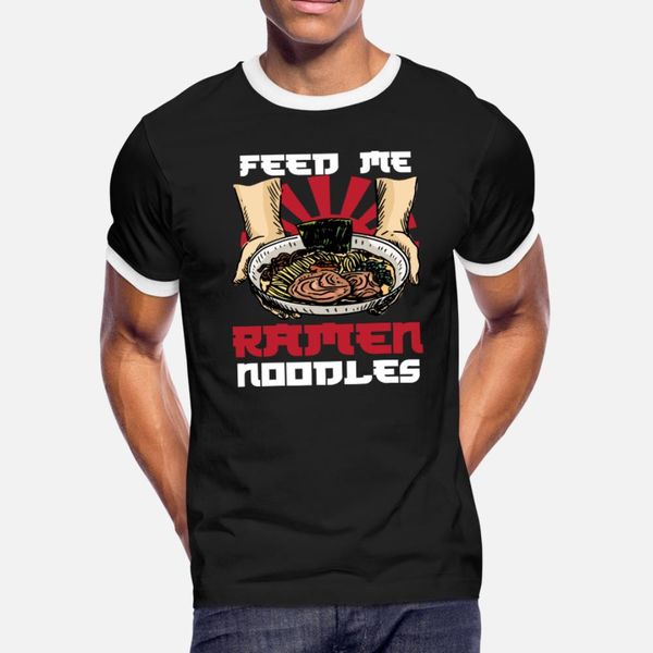 

feed me ramen noodles japanese japan t shirt men knitted 100% cotton euro size s-3xl basic solid cute funny summer novelty shirt