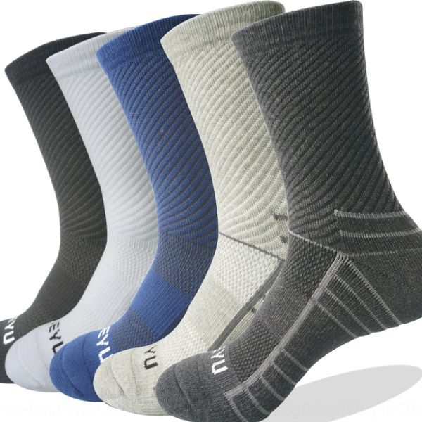 

sports outdoor sportstowel outdoor sportsmiddle tube towel bottom wear-resistant breathable running training sports hiking socks mountainee, Black