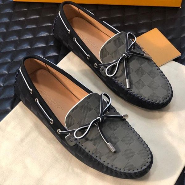 

2020 new fashion mens dress shoes printing leather flat formal shoes peas casual shoess training sport skateboard shoes high quality, Black