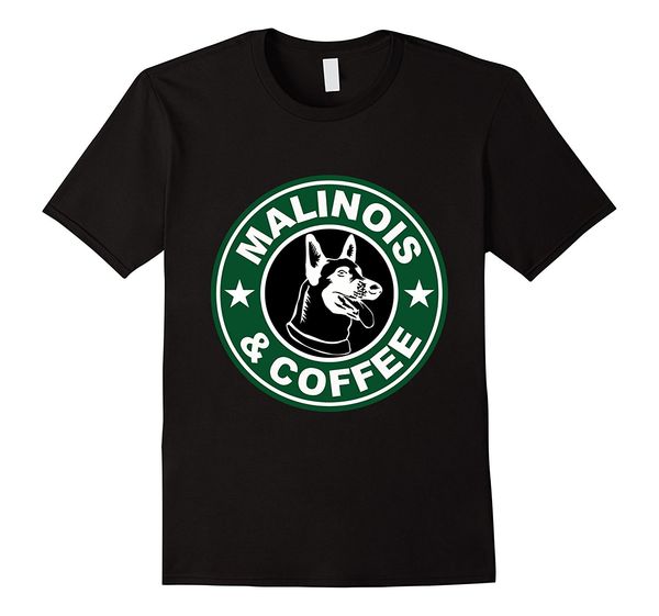 

2019 fashion 100% cotton malinois and coffee shirt tee shirt