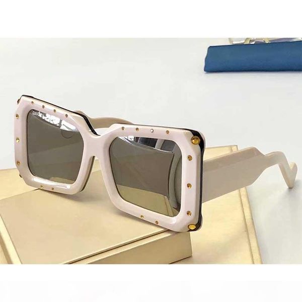 

0689 new ladies fashion sunglasses square frame with small diamond sunglasses simple avant-garde pop style send original box, White;black