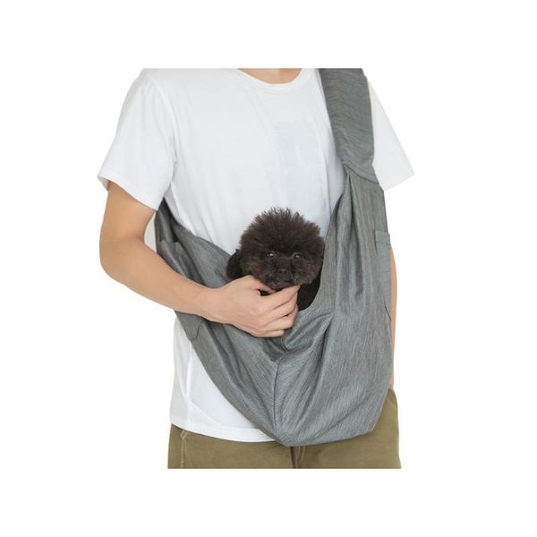 

oxford durable waterproof outdoor pet carrier small dog cat sling bag