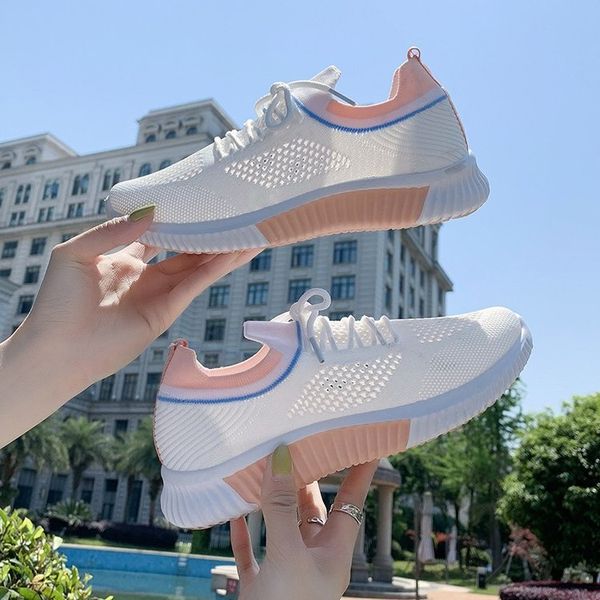 

small white shoes women summer breathable women's shoes 2020 new net thin section mesh hollow sports outdoor casual, Black