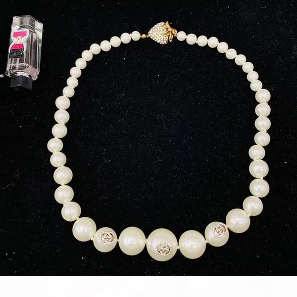 

new fashion women necklace gold plated strawberry pearl necklace for girls women for party wedding nice gift, Silver