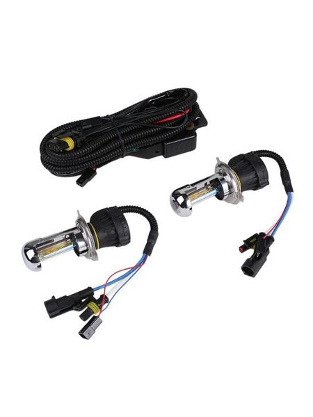 

a pair 55w h4-h/l hid replacement bulb single bulb for motorcycle all color
