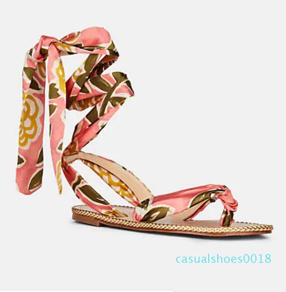 

elegant women's red bottom women shoes sandals spetsos / sandale du desert woman flat strap anke wrap satin summer shoes c18, Black