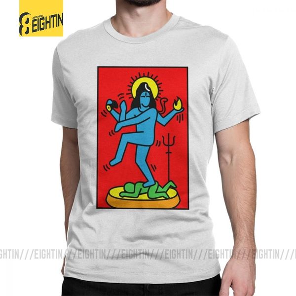 

dancing shiva minimal novelty t shirts for men short sleeve clothes plus size tee shirt 100% cotton o neck t-shirts