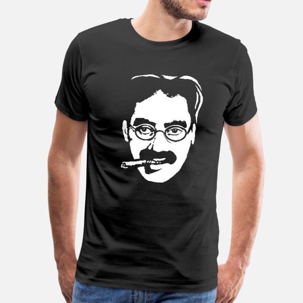 

groucho marx t shirt men designing cotton s-3xl interesting comical summer style standard shirt