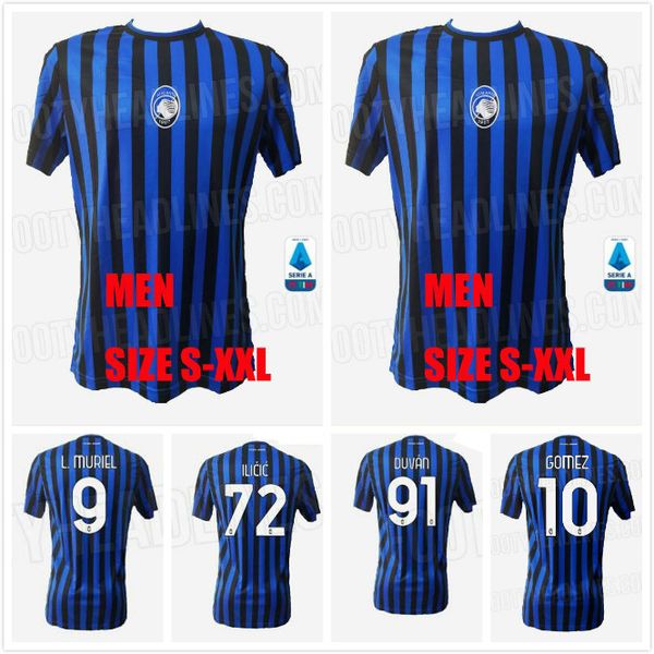 

20 21 новый аталанта футбол джерси muriel 2020 2021 аталанта maglia да калсио duvan футбол рубашка ilicic джерси pasalic gomez футбол шир, Black;yellow