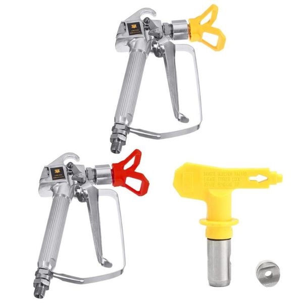 

3600psi spray gun quick edge airless paint sprayer tungsten steel spraying guide machine nozzle universal power accessories