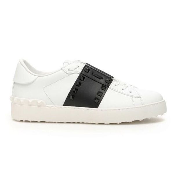 

european station women rivets white shoes female star increase leisure sports shoes studded designer platform sneakers femme 35-40, Black