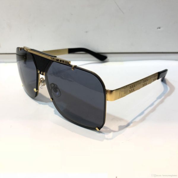 

luxury 2167 sunglasses for men fashion design full frame uv400 uv protection lens steampunk summer square style comw with package, White;black