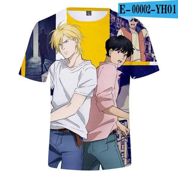 

new banana fish 2 3d full print cool 3d print shirts funny horror funny men clothing