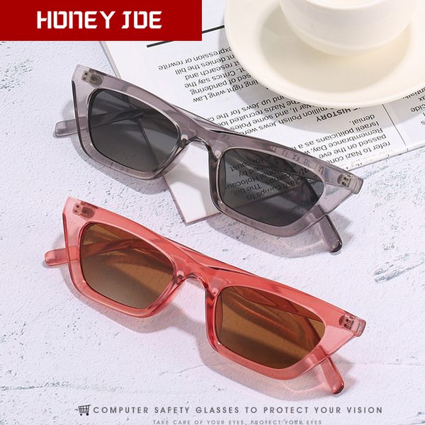 

sunglasses 2021 retro cat eye men women brand designer sun glasses for male female stylish eyewear uv400, White;black