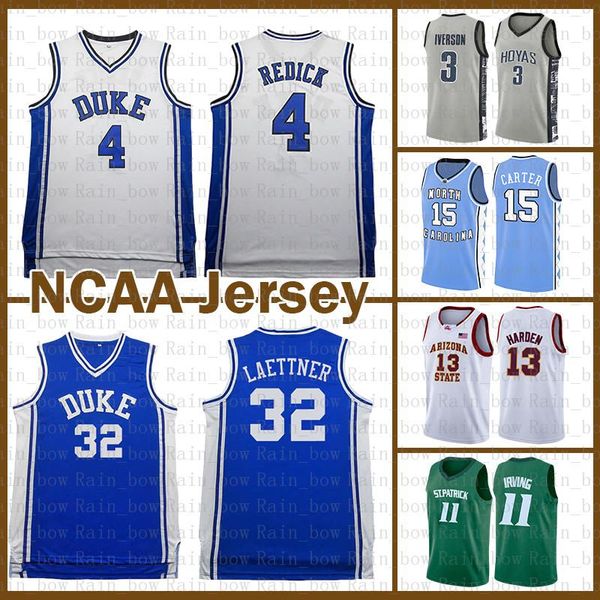

christian 32 laettner basketball jersey j.j 4 redick kyrie lebron 23 james irving ncaa dwyane 3 wade kawhi stephen 30 curry leonard college, Black