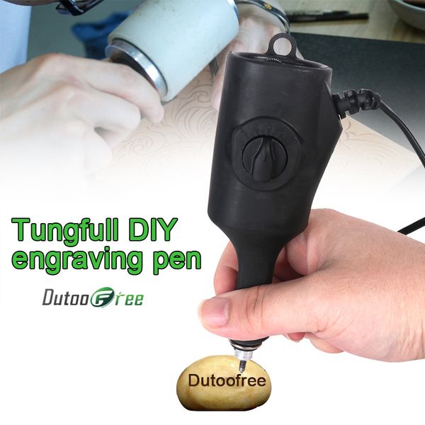 

dutoovariable speed electric engraver engraving carving pen plotter machine chisel tips on metal wood plastic ceramics