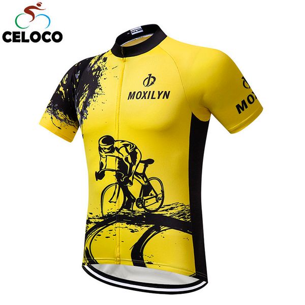 

2020 roupa задействуя джерси людей mtb задейсейся одежды ropa ciclismo с коротким рукавом велосипед джерси рубашка, Black;red