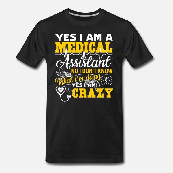 

medical assistan t shirt men print 100% cotton euro size s-3xl homme fitness funny casual spring autumn letter shirt