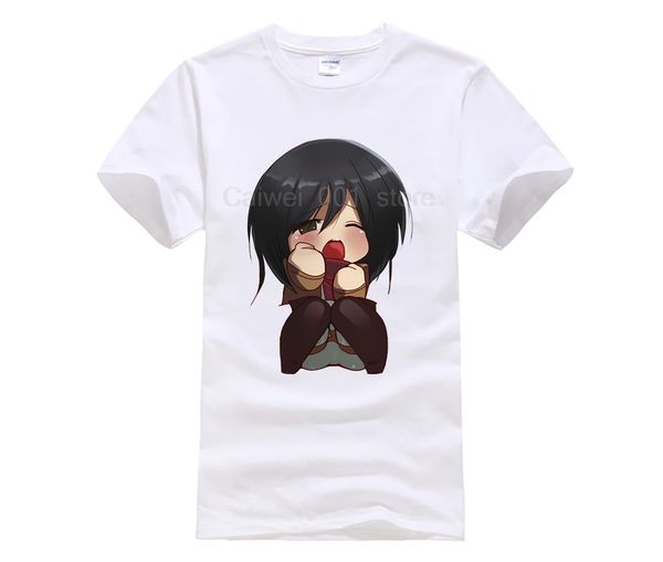 

men's t shirt cartoon fun cute shingeki no kyojin men personalized custom tee men's cool short sleeve t shirt