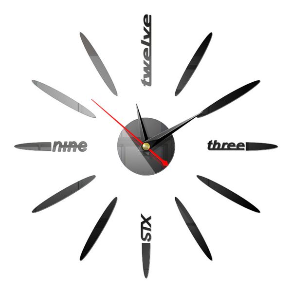 

mute pointer часы настенные самоклеющиеся мода home decor 3d diy батарейках