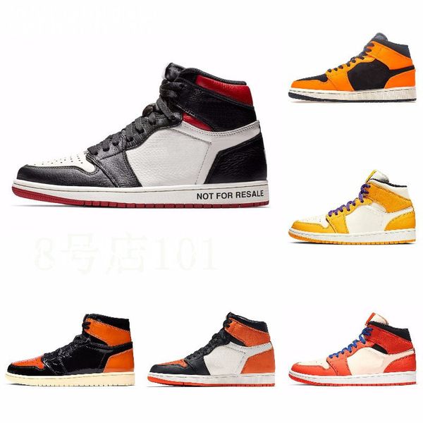 

new 1s high 3 shattered og bred toe banned game royal shoes men 1s shadow sneakers with box j#08-203