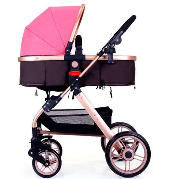 

four wheels stroller folding 3c prams for newborns ombrelle poussette plegable neonato beach cart baby in car bright colors sale
