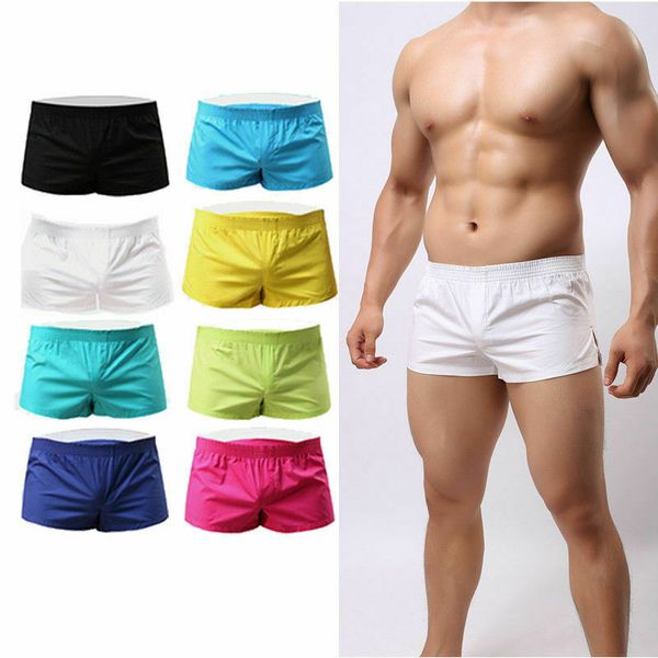 

gym clothing men's running workout bodybuilding shorts athletic sports casual short fashion, White;black