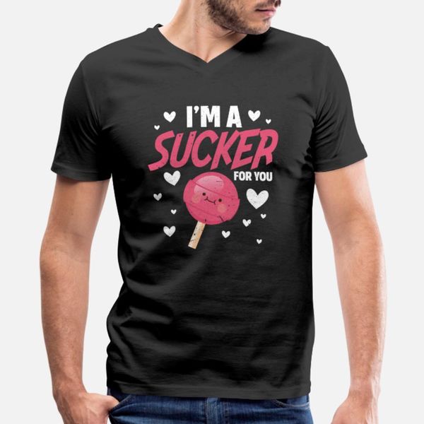

valentines i m a sucker for you t shirt men customize cotton o neck unique gift comical summer pictures shirt