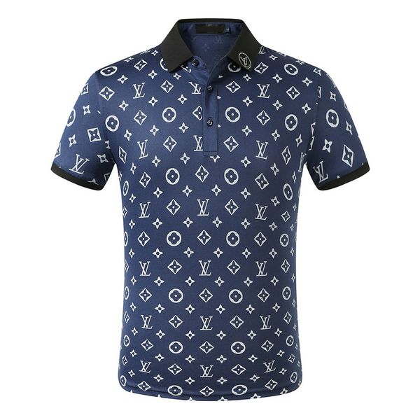 

New luxury designer polo shirt men casual polo fashion letter printed embroidered t-shirt high street men's cotton polo M-3XL