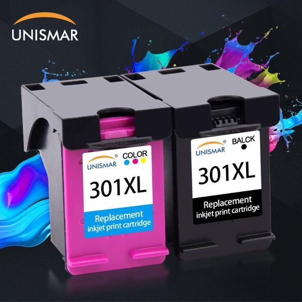 

ink cartridges unismar 301xl re-manufactured cartridge replacement for 301 xl deskjet 1050 2050 3050 2150 1010 1510 2540 3054