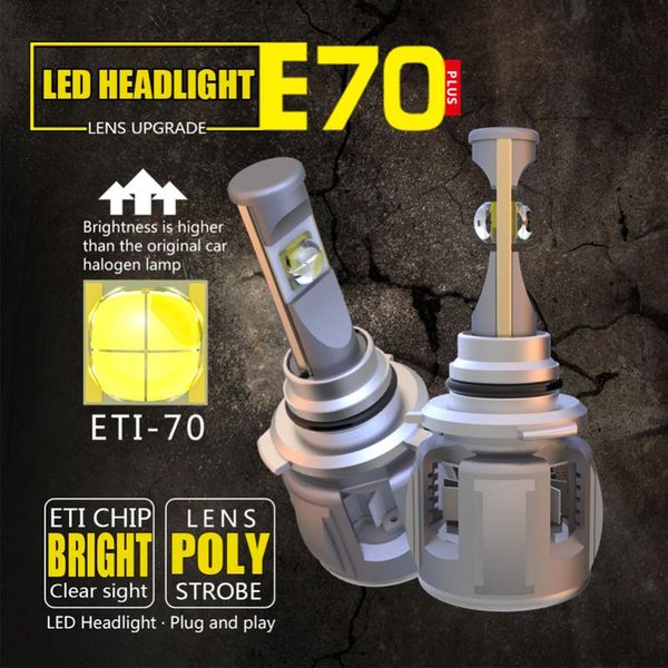 

2x car led headlight h7 h4 led h8/h11 3/9005 4/9006 h1 9012 d1 d2 d3 d4 120w 12000lm auto bulb headlamp eti chip 6000k light