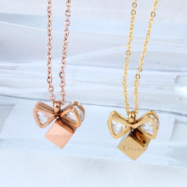 

hxd women fashion stainless steel necklace geometry pendant necklace simple female friendship exquisite jewelry, Silver
