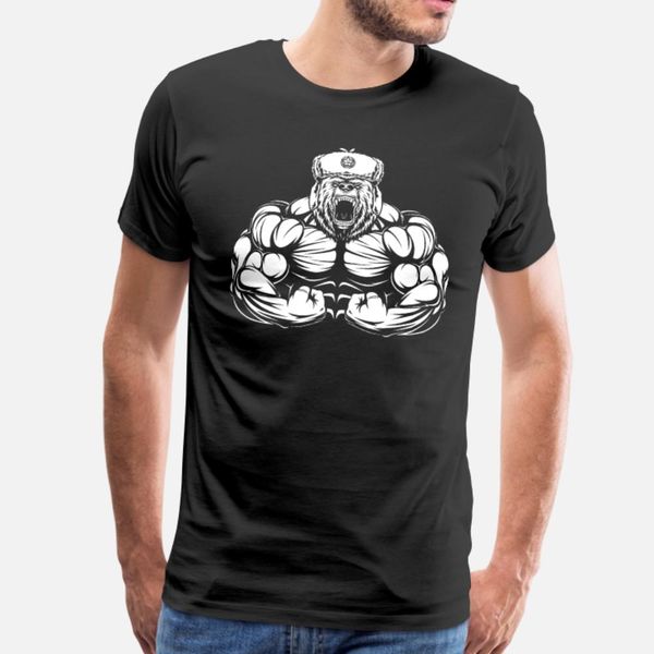 

soviet russian russian russian bear with ushanka t shirt men printing cotton size s-3xl trend graphic new fashion spring autumn novelty