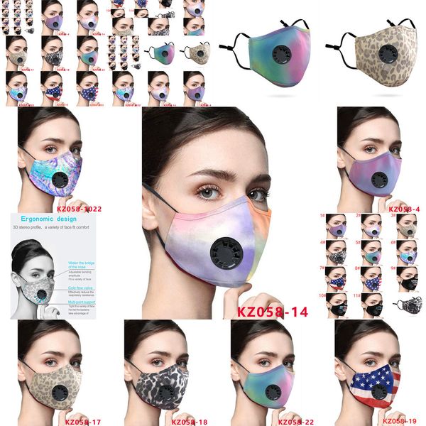 

washable women face mask cotton fashion face masks with pm2.5 filter breather valve anti-f vke71