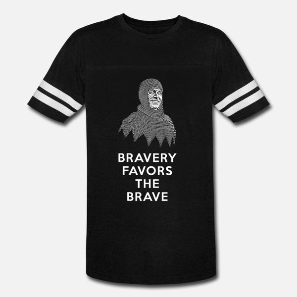 

bravery favors the brave t shirt men knitted short sleeve crew neck graphic comfortable summer style slim shirt