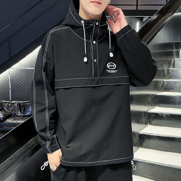 

new design windbreaker jacket for mens, Tan;black