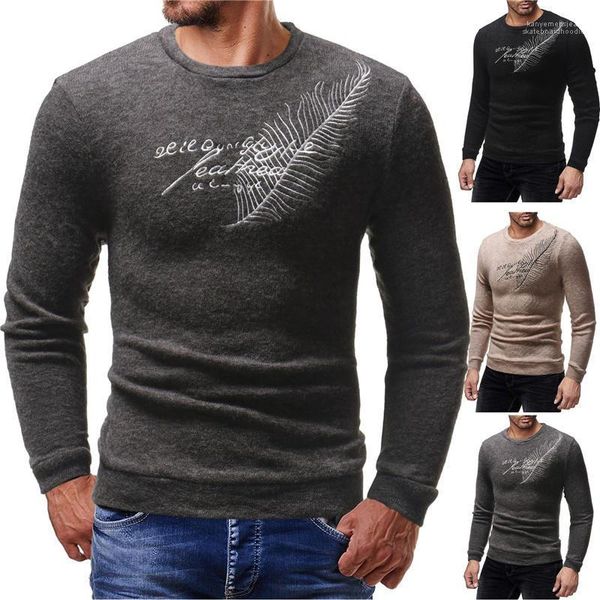 

knitted clothing new arrival embroidery mens designer sweaters fashion printed o neck pullover mens winter, White;black