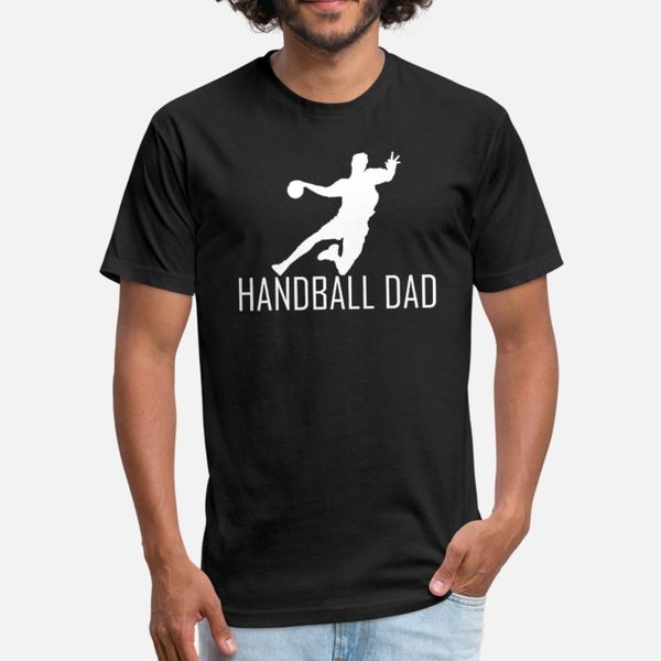

handball dad t shirt men design short sleeve round neck male famous authentic summer style pattern shirt