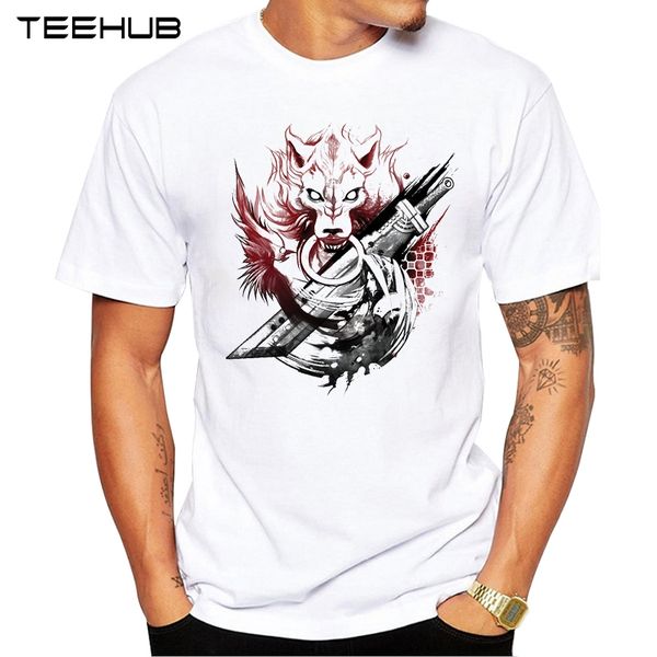 

teehub new arrival 2019 men fashion final fantasy amano homage t-shirt short sleeve casual design t shirt hipster cool