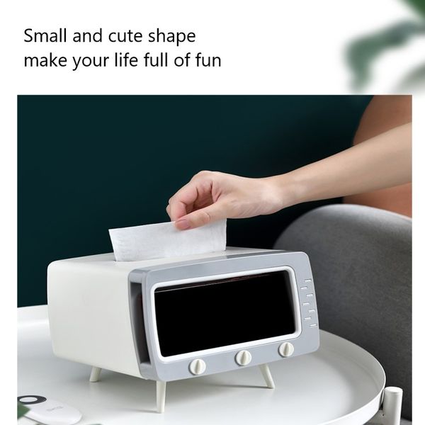 

tissue boxes & napkins case cute tv shape box paper rack office table holder napkin bag decoration