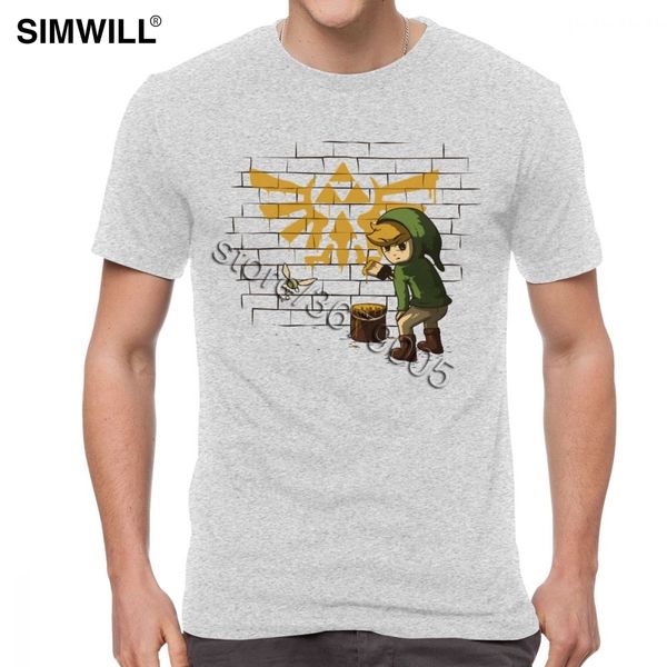 

мужчины симпатичные легенда о zelda футболка ссылка japenese аниме футболках личность футболка с коротким рукавом чистый хлопок досуг tshirt