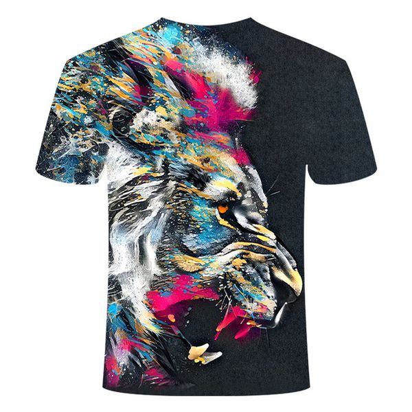 

animal lion camiseta 3d tiger 3d print shirts graphic humor anime men clothing