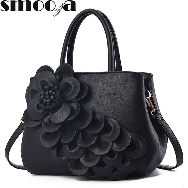 

smooza women's handbags 2020 fashion leather shoulder large floral crossbody bags casual female bags