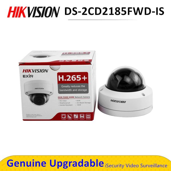 

8mp ip camera indoor ds-2cd2185fwd-is ourdoor dome video surveillance poe 4k camera sd slot audio surveillance siren alarm