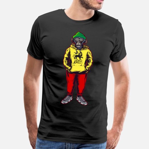 

ragga monkey t shirt men crazy cotton size s-3xl letter crazy comfortable spring normal shirt