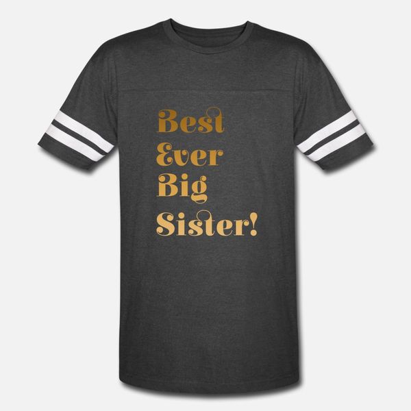 

ever big sister sibling gift t shirt men loose cotton round neck basic solid loose new style spring letters shirt