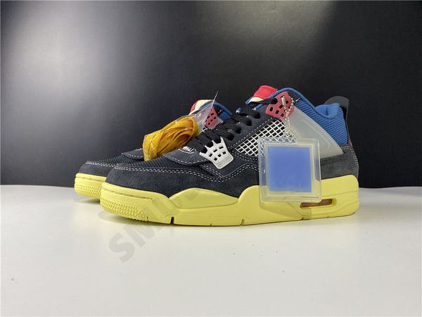 

2020 union jumpman 4s super alliance army green man basketball shoes 4 un og real leather outdoor sneakers with box dc9533-001 cgl