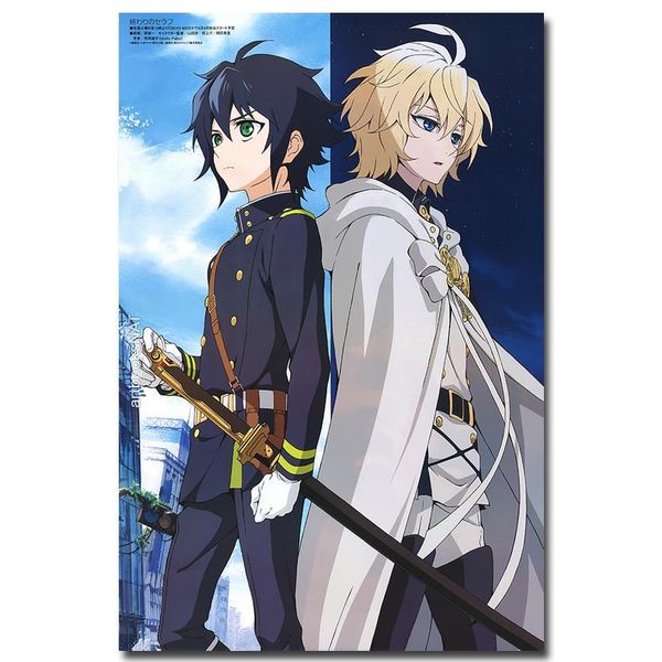 

nicoleshenting seraph of the end shinoa art silk poster print 13x20 24x36 inches anime wall pictures for living room decor 019